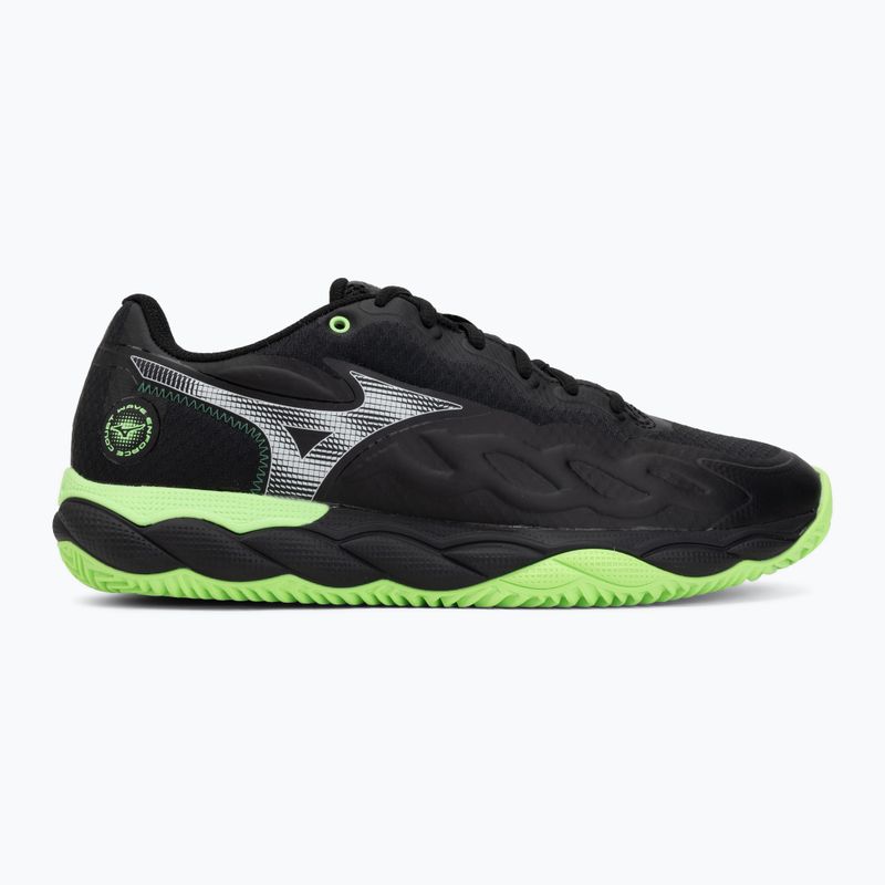 Кросівки для паделю Mizuno Wave Enforce Court Padel black/foliage green/glowing ap 2