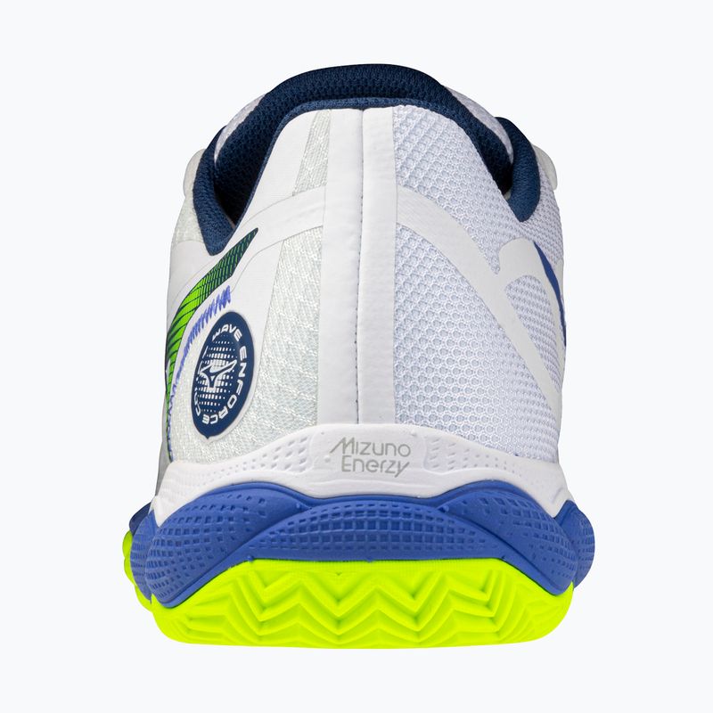 Кросівки тенісні чоловічі Mizuno Wave Enforce Court CC white/dazzling blue/ lightning 3