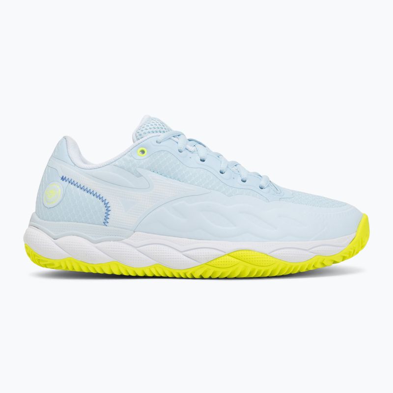 Кросівки тенісні жіночі Mizuno Wave Enforce Court CC W ice water/lightning yellow/ancient 2