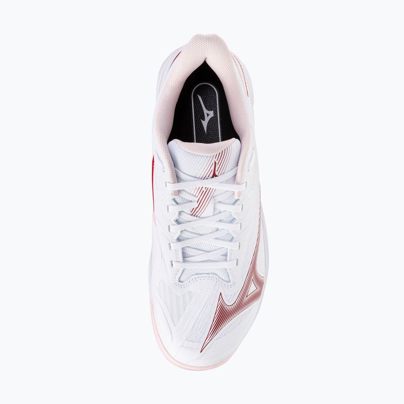 Кросівки тенісні жіночі Mizuno Wave Exceed Court CC W white/pinkesque/barbados cherr 5