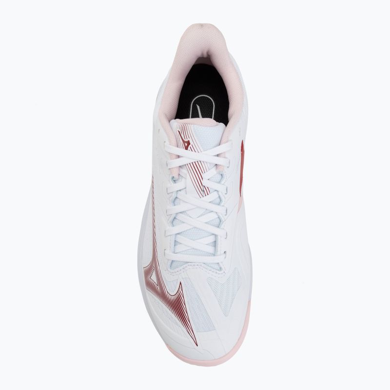 Кросівки тенісні жіночі Mizuno Wave Exceed Court CC W white/pinkesque/barbados cherr 5