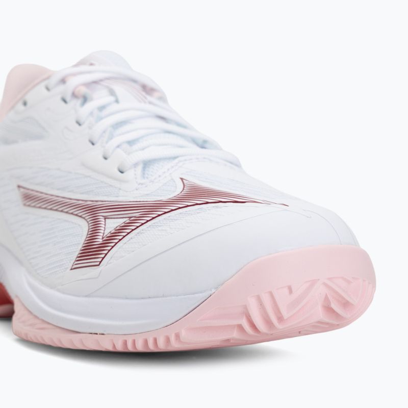 Кросівки тенісні жіночі Mizuno Wave Exceed Court CC W white/pinkesque/barbados cherr 7
