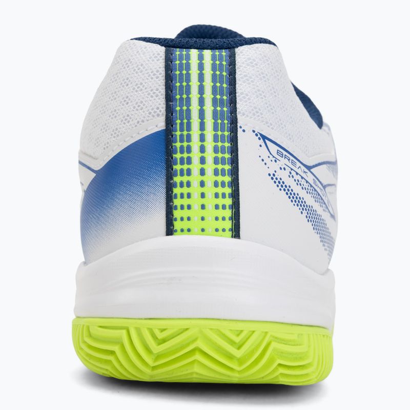 Кросівки тенісні чоловічі Mizuno Break Shot 5 CC white/dazzling blue/ lightning 6
