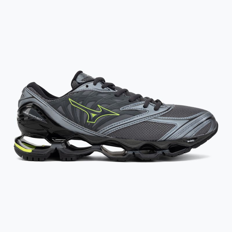 Кросівки Mizuno Wave Prophecy LS iron gate/iron gate/lightning yellow 2
