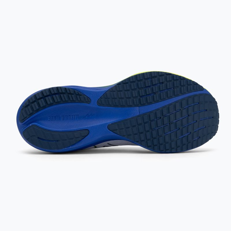 Кросівки для бігу чоловічі Mizuno Wave Rider 29 estate blue/white/lighning yellow 4