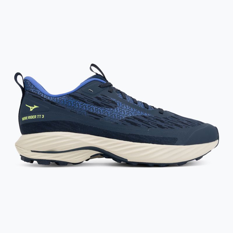 Кросівки для бігу чоловічі Mizuno Wave Rider TT 3 dress blues/dazzling blue/lightning yellow 2