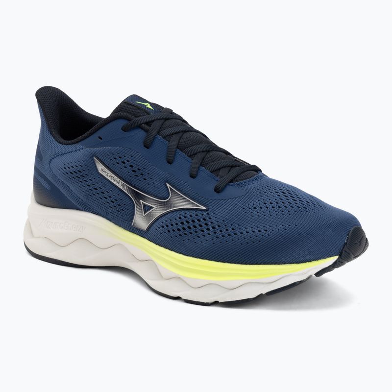 Кросівки для бігу чоловічі Mizuno Wave Serene 2 estate blue/silver/lightning yellow