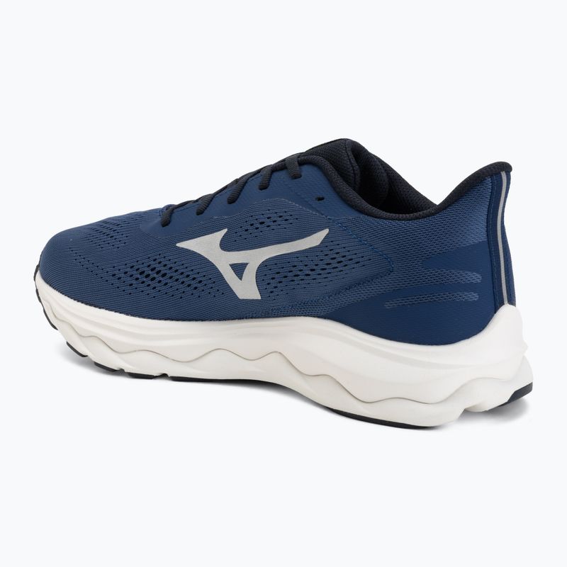 Кросівки для бігу чоловічі Mizuno Wave Serene 2 estate blue/silver/lightning yellow 3