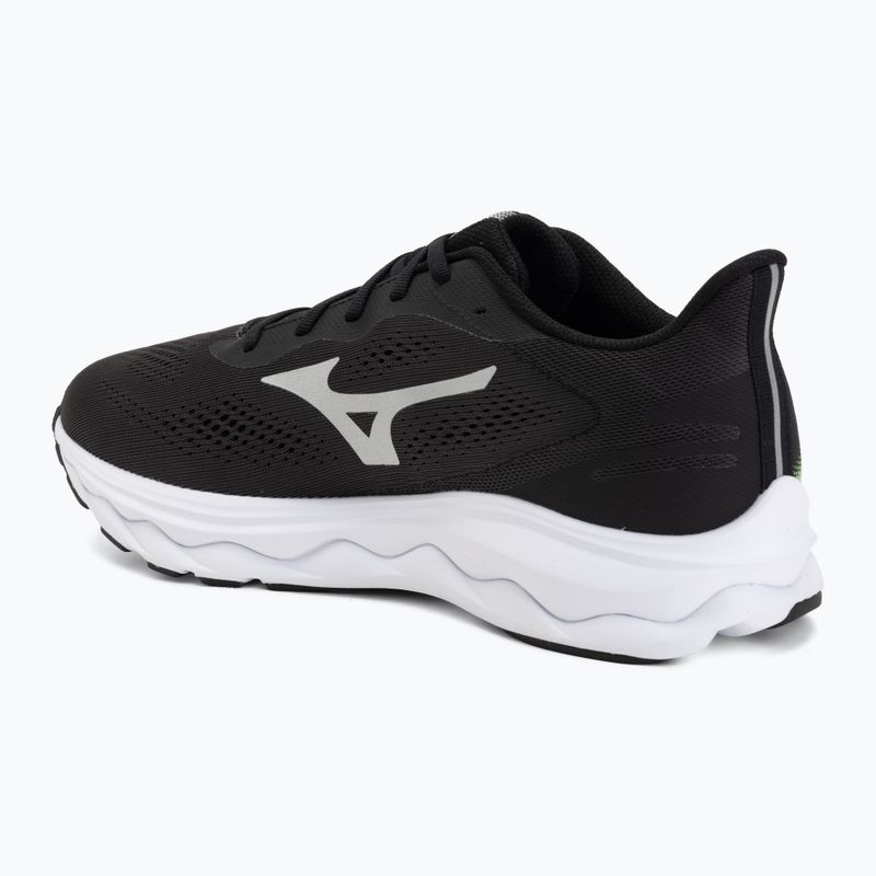 Кросівки для бігу чоловічі Mizuno Wave Serene 2 black/silver/glowing apple 2