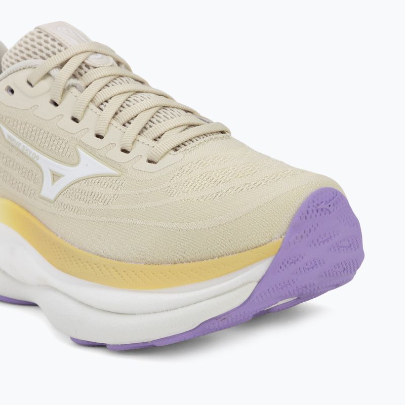 Кросівки для бігу жіночі Mizuno Wave Sky 9 summer sand/white/ curds&whey 7