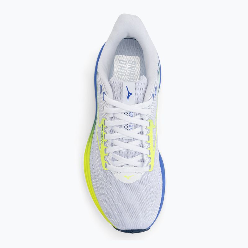 Кросівки для бігу жіночі Mizuno Wave Rider 29 white/lightning yellow/ultramarine 5