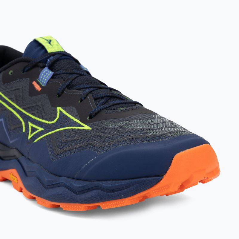 Кросівки для бігу чоловічі Mizuno Wave Daichi 9 estate blue/lightning yellow 7