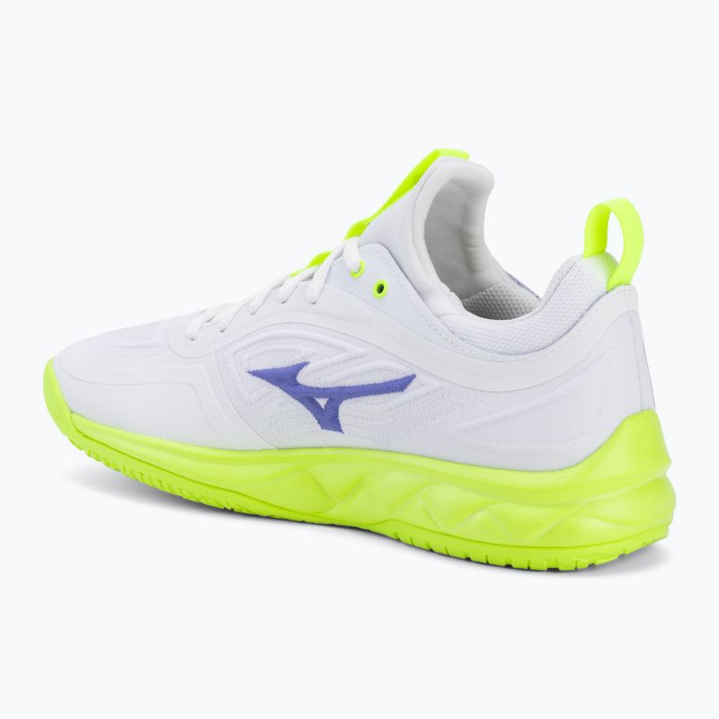 Кросівки волейбольні Mizuno Wave Luminous 3 white/lightning yellow/dazzling blue 3