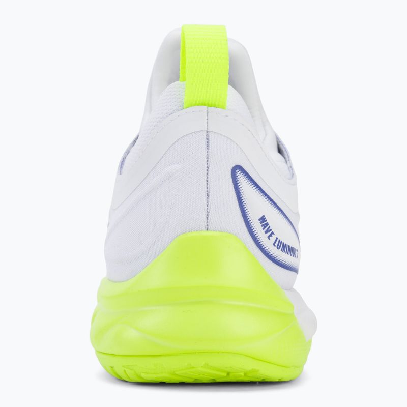 Кросівки волейбольні Mizuno Wave Luminous 3 white/lightning yellow/dazzling blue 6