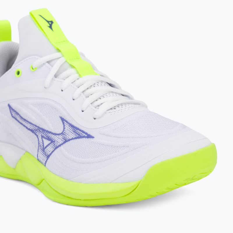 Кросівки волейбольні Mizuno Wave Luminous 3 white/lightning yellow/dazzling blue 7