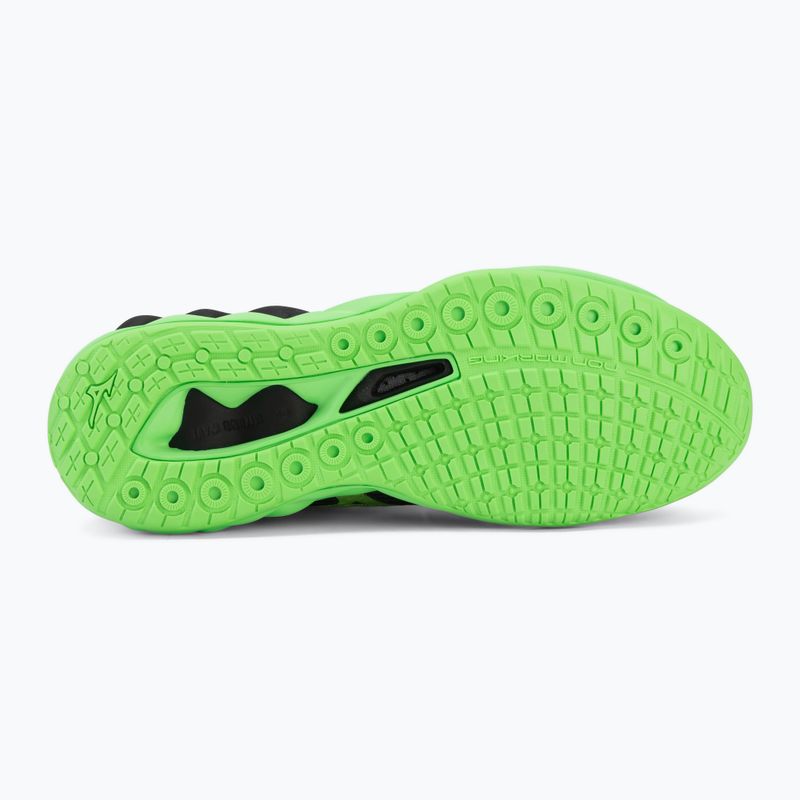 Кросівки волейбольні Mizuno Wave Luminous 3 black/glowing apple/mandarin orange 4