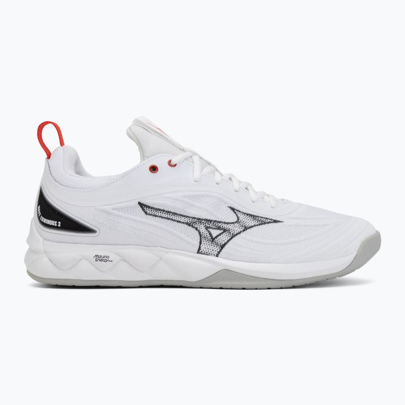 Кросівки волейбольні Mizuno Wave Luminous 3 white/black/fiery red 2