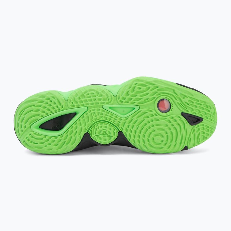 Кросівки волейбольні Mizuno Wave Momentum Elite black/glowing apple/mandarin orange 4