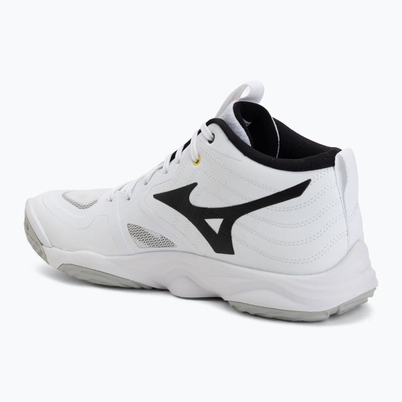 Кросівки волейбольні Mizuno Wave Momentum Elite Mid white/black/fiery red 3