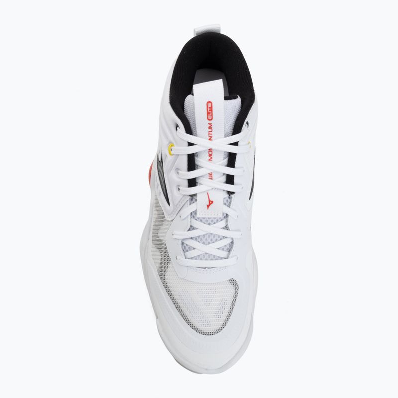 Кросівки волейбольні Mizuno Wave Momentum Elite Mid white/black/fiery red 5