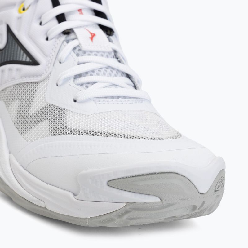 Кросівки волейбольні Mizuno Wave Momentum Elite Mid white/black/fiery red 7