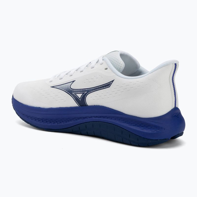 Кросівки для бігу чоловічі Mizuno Fortrush white/estate blue/lightning yellow 3