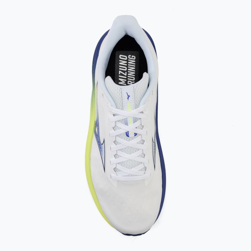 Кросівки для бігу чоловічі Mizuno Fortrush white/estate blue/lightning yellow 5