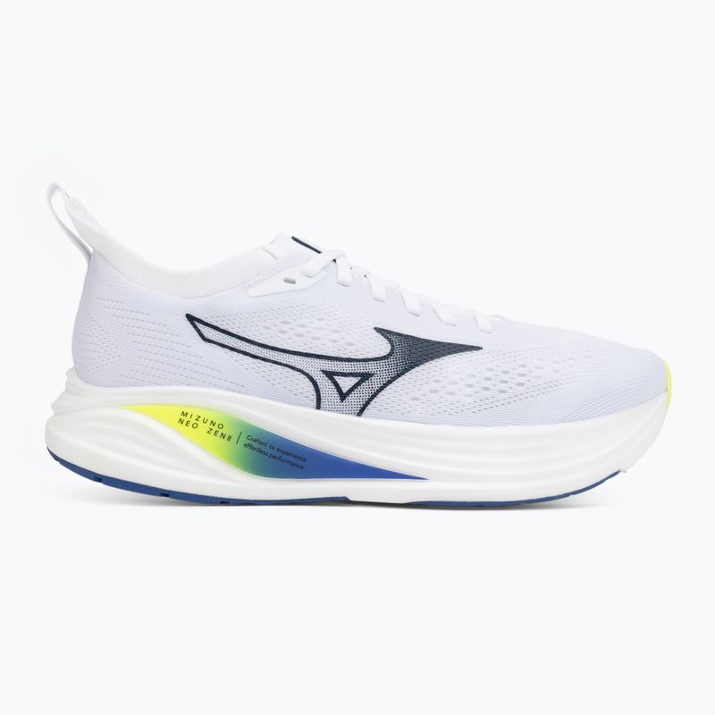Кросівки для бігу чоловічі Mizuno Neo Zen 2 white/estate blue/lightning yellow 2