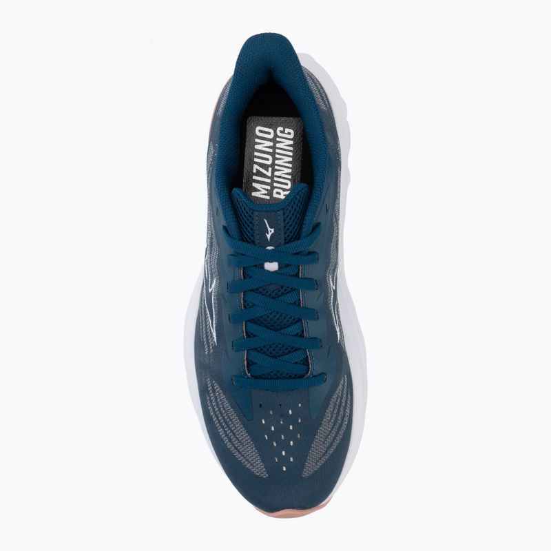 Кросівки для бігу жіночі Mizuno Wave Skyrise 7 sailor blue/white/rose elegance 5