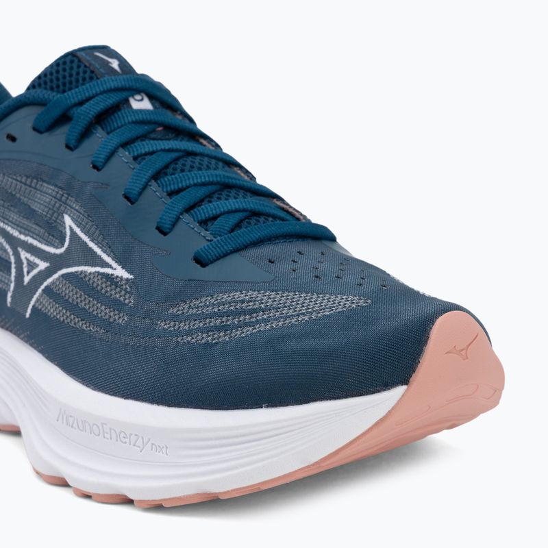 Кросівки для бігу жіночі Mizuno Wave Skyrise 7 sailor blue/white/rose elegance 7