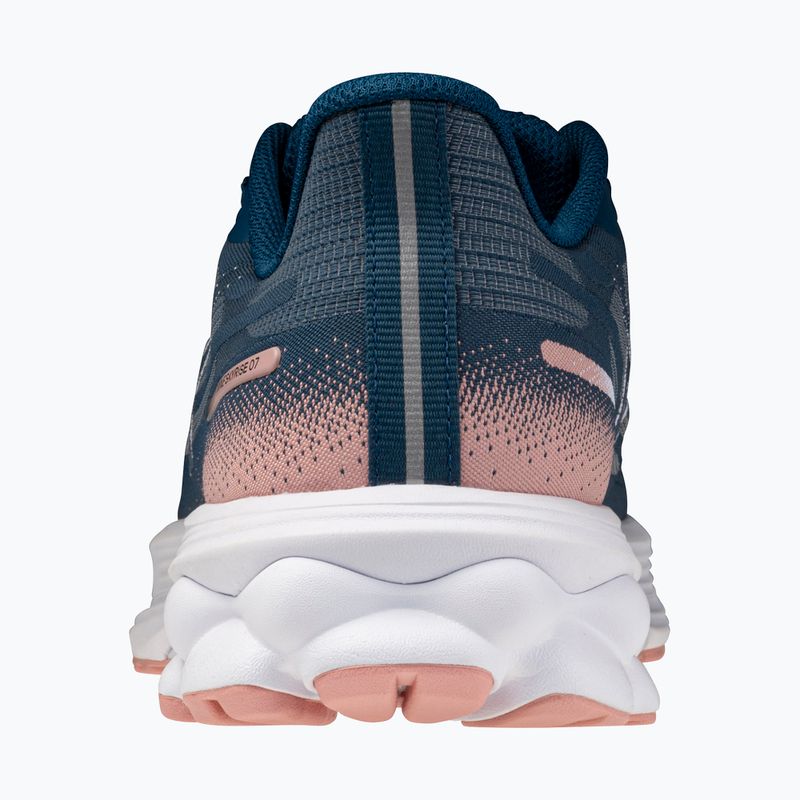 Кросівки для бігу жіночі Mizuno Wave Skyrise 7 sailor blue/white/rose elegance 3