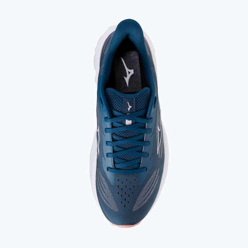 Кросівки для бігу жіночі Mizuno Wave Skyrise 7 sailor blue/white/rose elegance 4