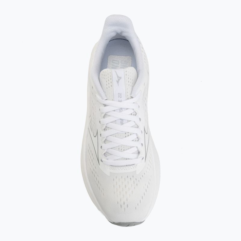 Кросівки для бігу жіночі Mizuno Wave Inspire 22 white/white/harbor mist 5