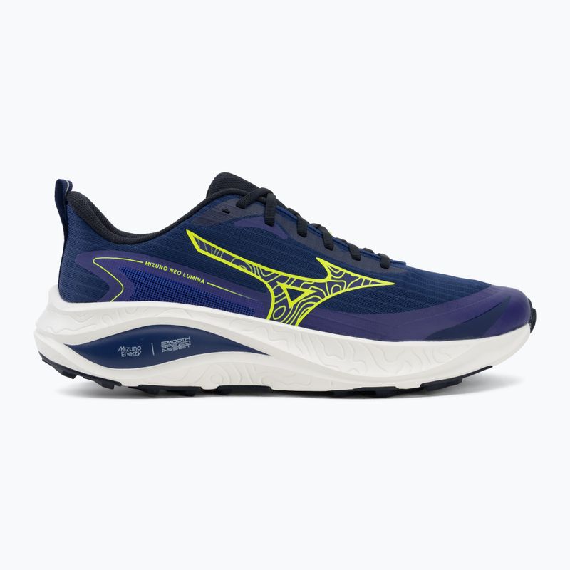 Кросівки для бігу чоловічі Mizuno Neo Lumina surf the web/lightning yellow 2