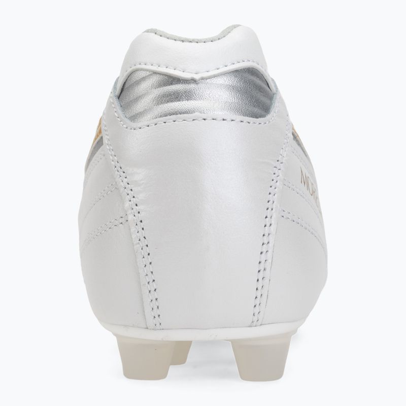 Кросівки футбольні Mizuno Morelia II Japan FG white/football gold/galaxy silver 6