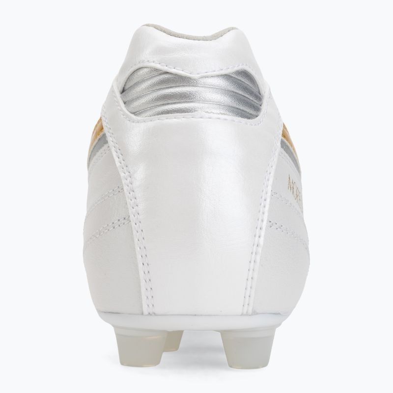 Кросівки футбольні Mizuno Morelia II Elite FG white/football gold/galaxy silver 6