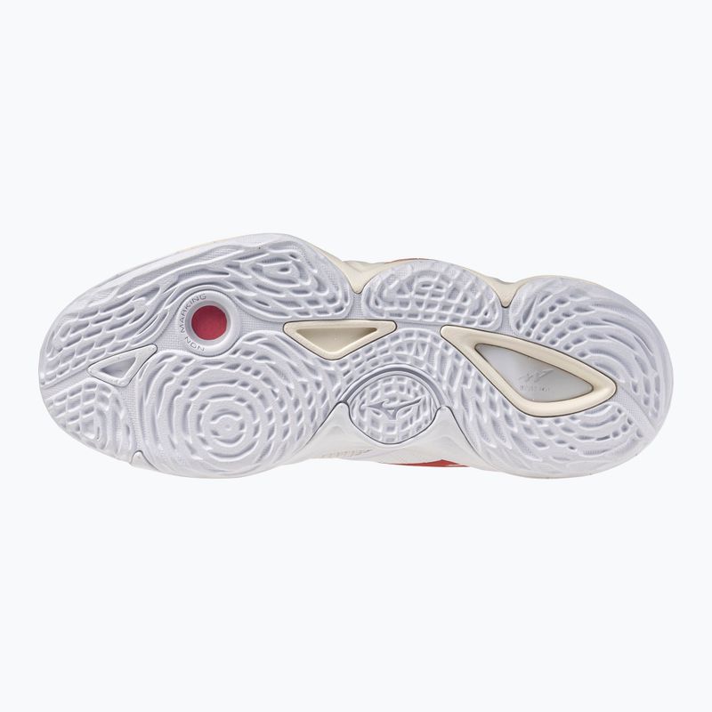 Кросівки волейбольні жіночі  Mizuno Wave Momentum Elite Mid white/rose elegance/lava falls 2