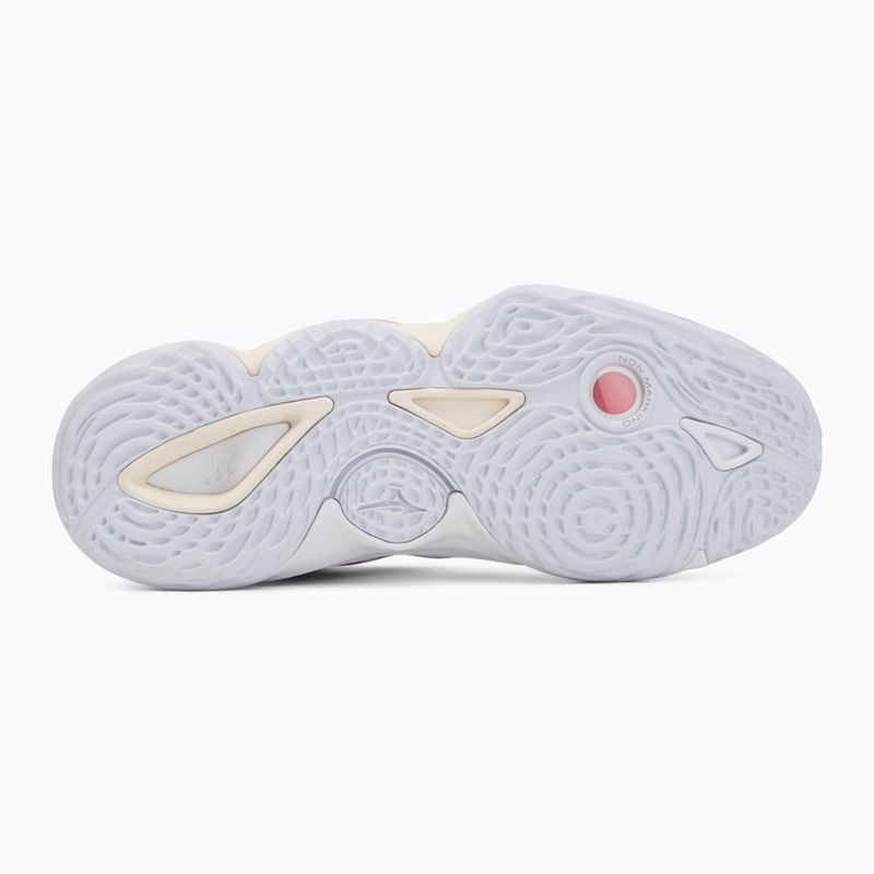 Кросівки волейбольні жіночі Mizuno Wave Momentum Elite Mid white/rose elegance/lava falls 4