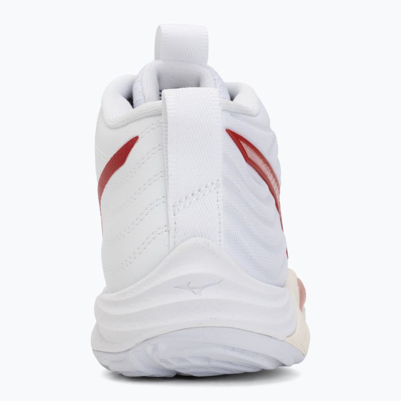Кросівки волейбольні жіночі Mizuno Wave Momentum Elite Mid white/rose elegance/lava falls 6