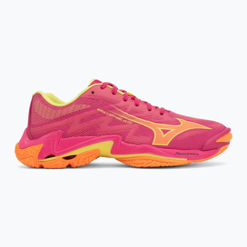 Кросівки волейбольні Mizuno Wave Lightning Elite pink tetra/fortune yellow/ligh 2