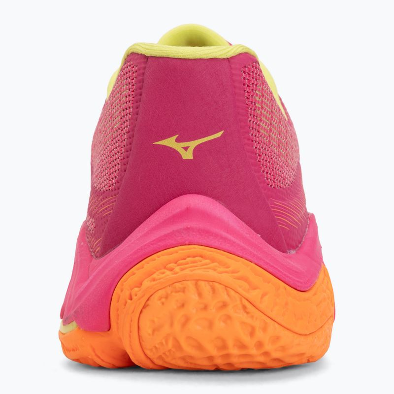 Кросівки волейбольні Mizuno Wave Lightning Elite pink tetra/fortune yellow/ligh 6