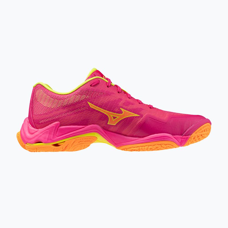 Кросівки волейбольні Mizuno Wave Lightning Elite pink tetra/fortune yellow/ligh 2