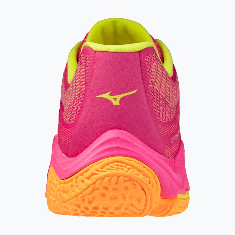 Кросівки волейбольні Mizuno Wave Lightning Elite pink tetra/fortune yellow/ligh 3