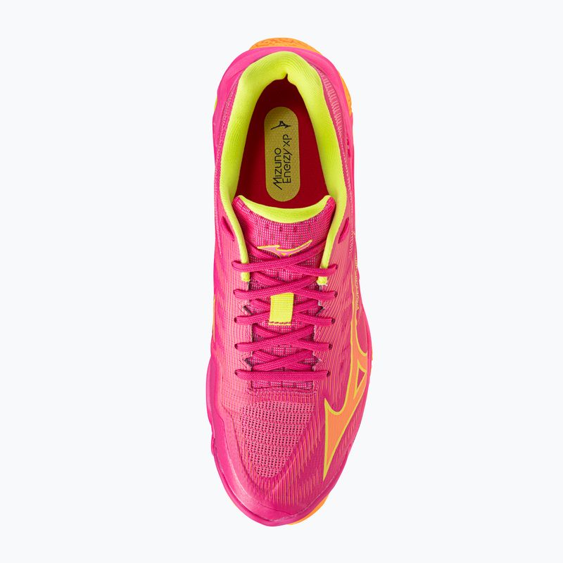 Кросівки волейбольні Mizuno Wave Lightning Elite pink tetra/fortune yellow/ligh 5