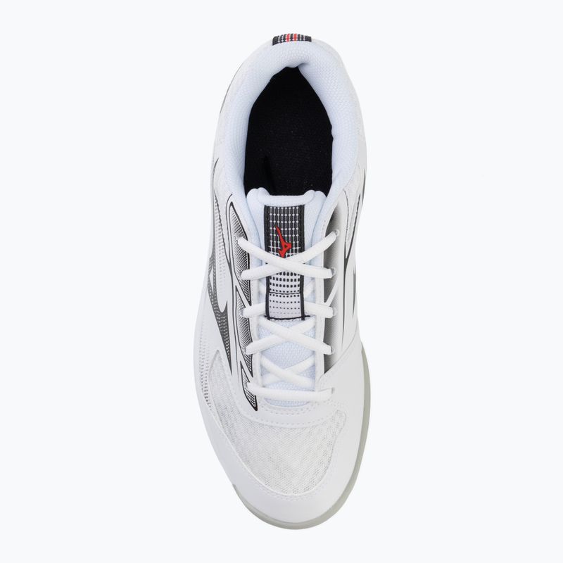 Кросівки волейбольні Mizuno Cyclone Speed 5 white/black/fiery red 5