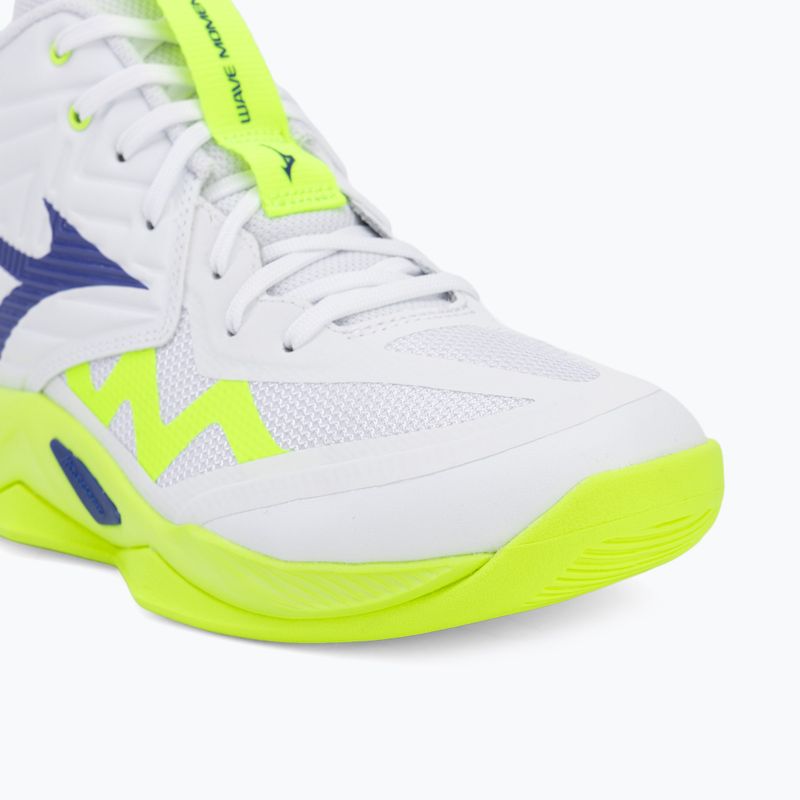 Кросівки волейбольні Mizuno Wave Momentum Pro Mid white/lightning yellow/dazzling blue 7