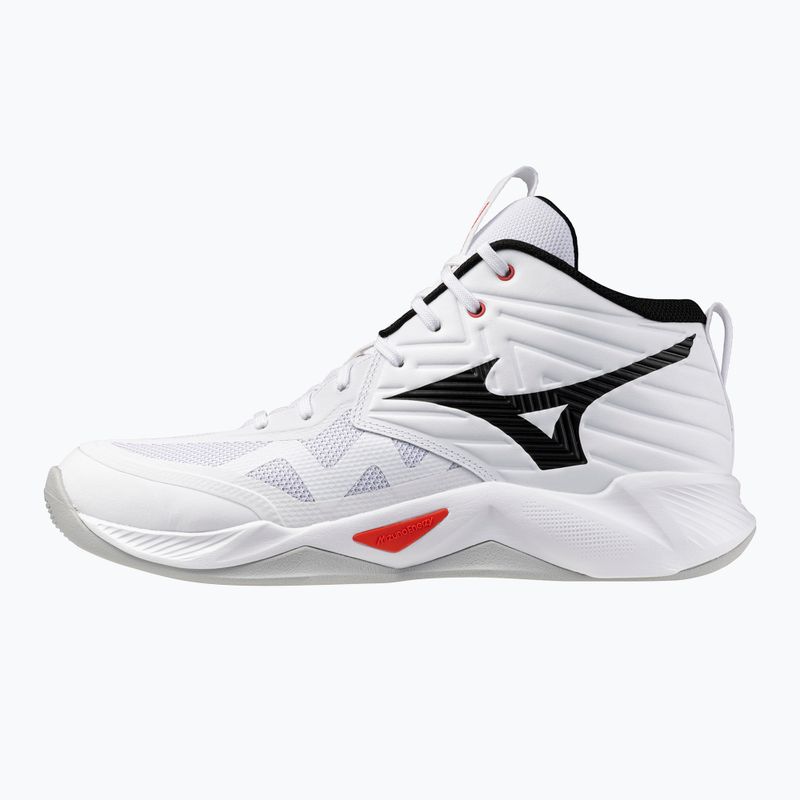 Кросівки волейбольні Mizuno Wave Momentum Pro Mid white/black/fiery red 8