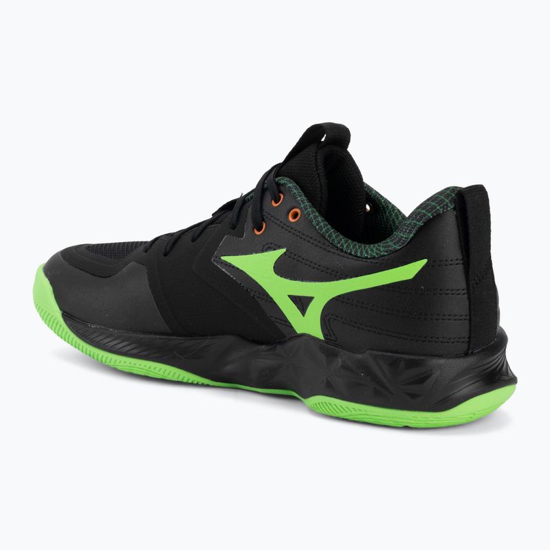Кросівки волейбольні Mizuno Wave Momentum Pro black/glowing apple/mandarin orange 3