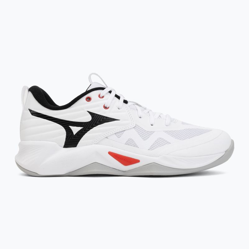 Кросівки волейбольні Mizuno Wave Momentum Pro white/black/fiery red 2