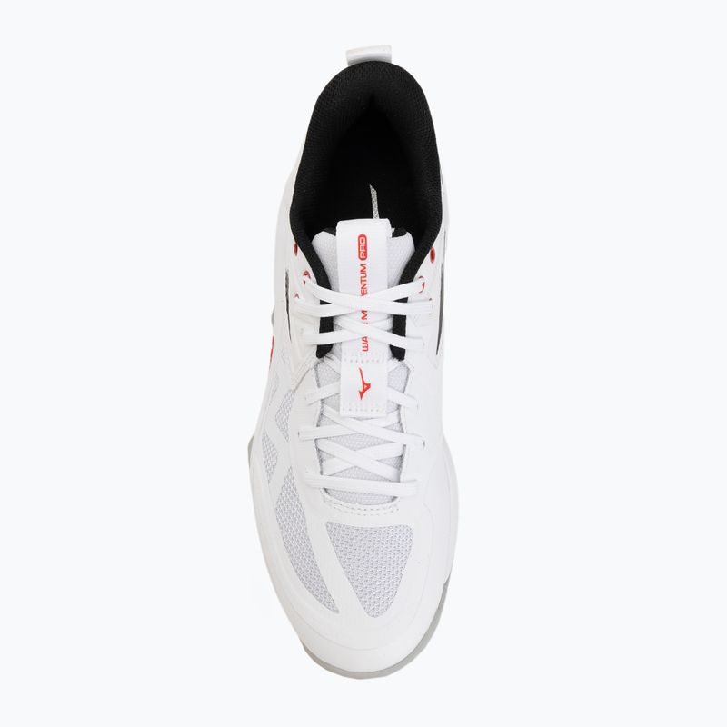 Кросівки волейбольні Mizuno Wave Momentum Pro white/black/fiery red 5
